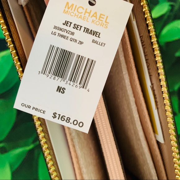 Michael kors large three quarter zip wallet ballet - Picture 7 of 7